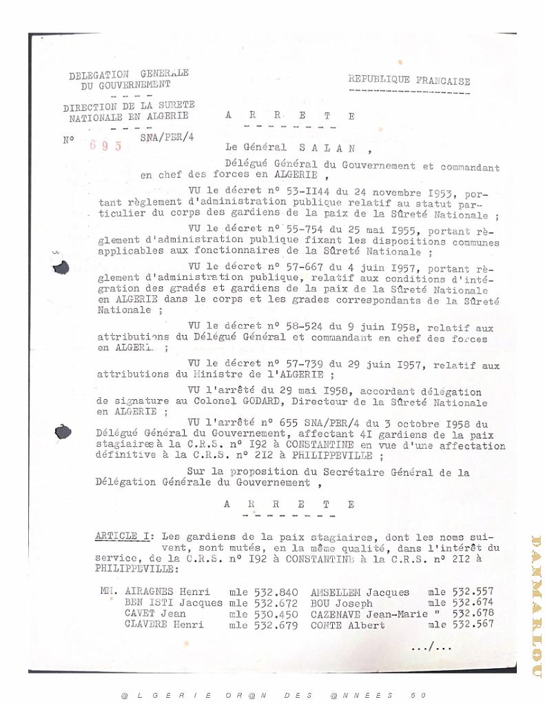 6 AFFECTATIONS DE 1958 SIGNE PAR LE GENERAL RAOUL SALAN (1).jpg
